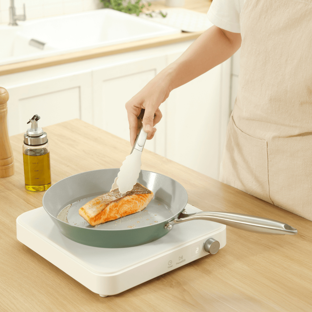 [NEW] Chảo RÁN - MORI VEGGIE lớp chống dính thuần chay, tương thích nhiều bếp, tiết kiệm năng lượng