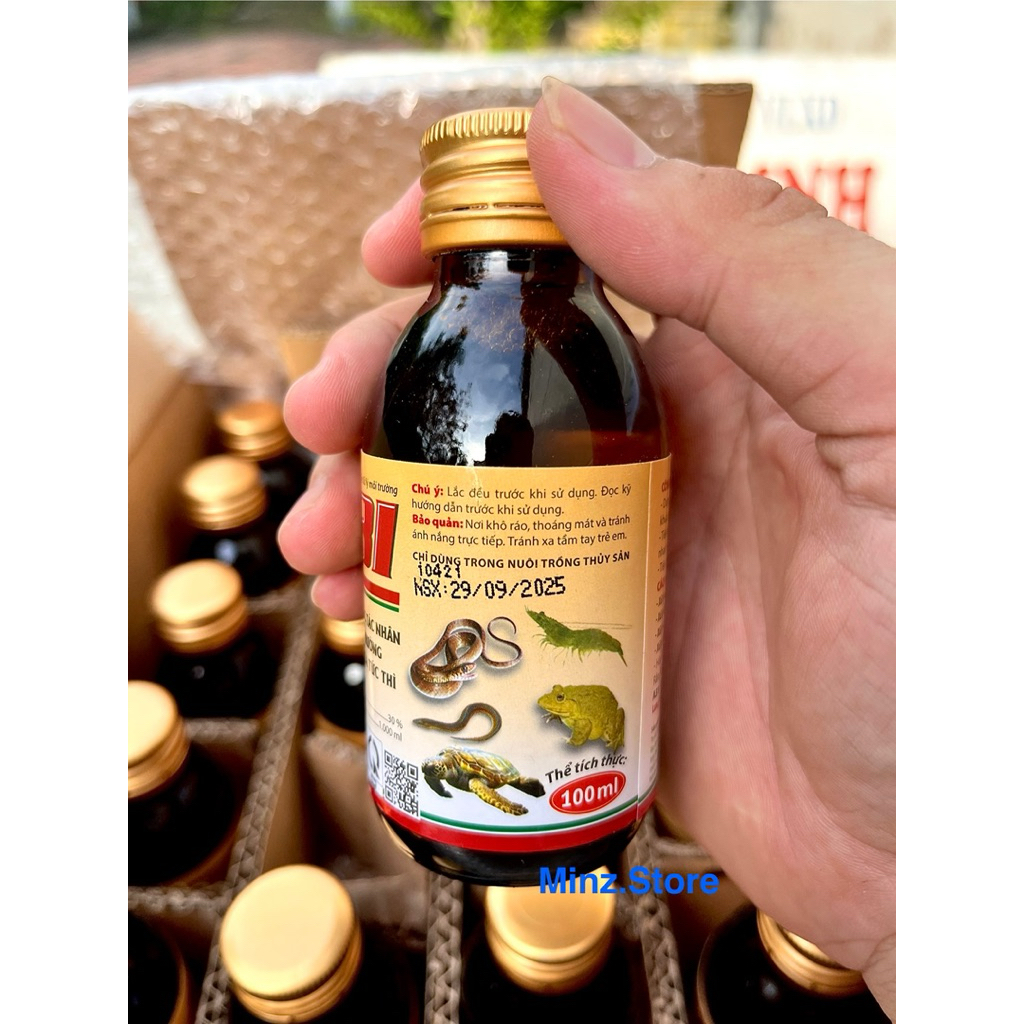 A31 - Diệt vi khuẩn, nấm, ghẻ trên ếch, lươn, cá, ba ba…(100ml)