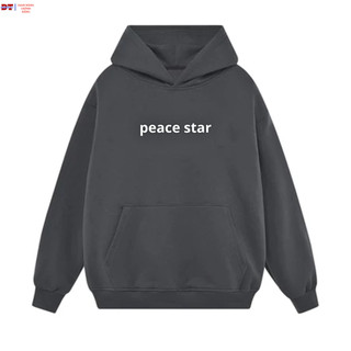 Áo khoác hoodie nỉ siêu rẻ in chữ PEACE STAR phù hợp nam nữ (có feedback+ video sản phẩm thật ) K1