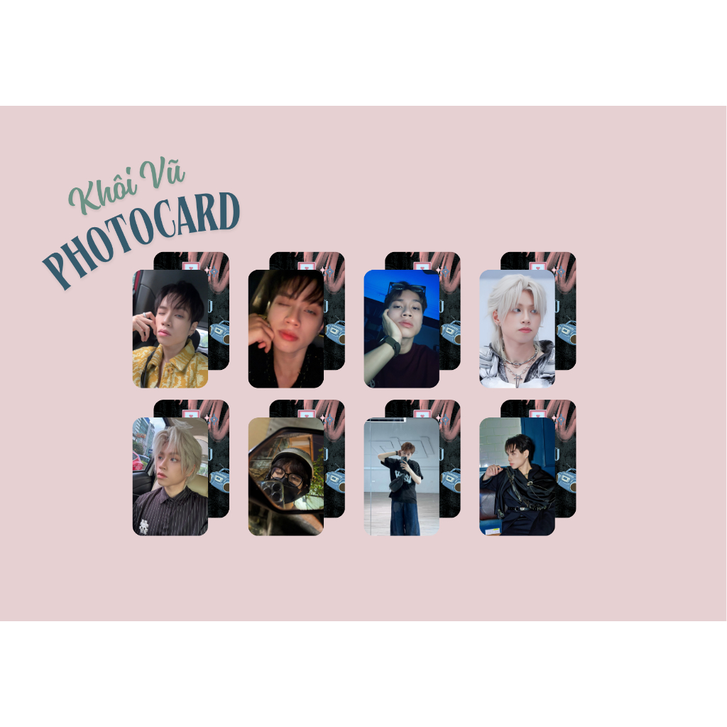 set card bo góc Khôi Vũ siêu cấp đẹp trai - Anh trai say hi