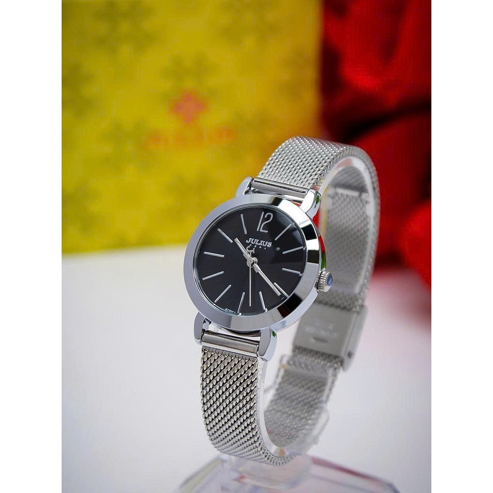 Combo Đồng hồ nữ Julius JA-732B +  Vòng đeo tay Julius JSB078 SL