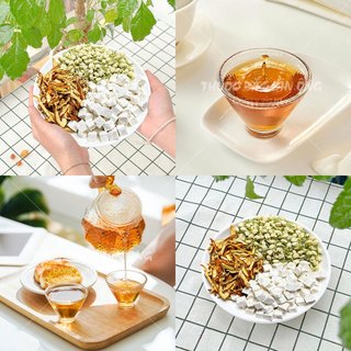 Trà thơm không cần nước hoa, chỉ cần thải độc đúng cách, trà lưu hương bạch linh, trần bì, hoa nhài