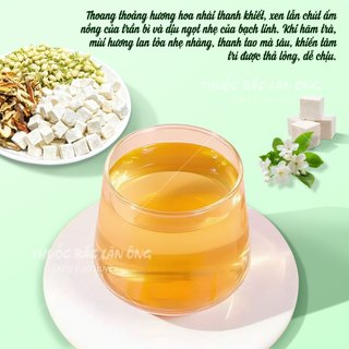 Trà thơm không cần nước hoa, chỉ cần thải độc đúng cách, trà lưu hương bạch linh, trần bì, hoa nhài