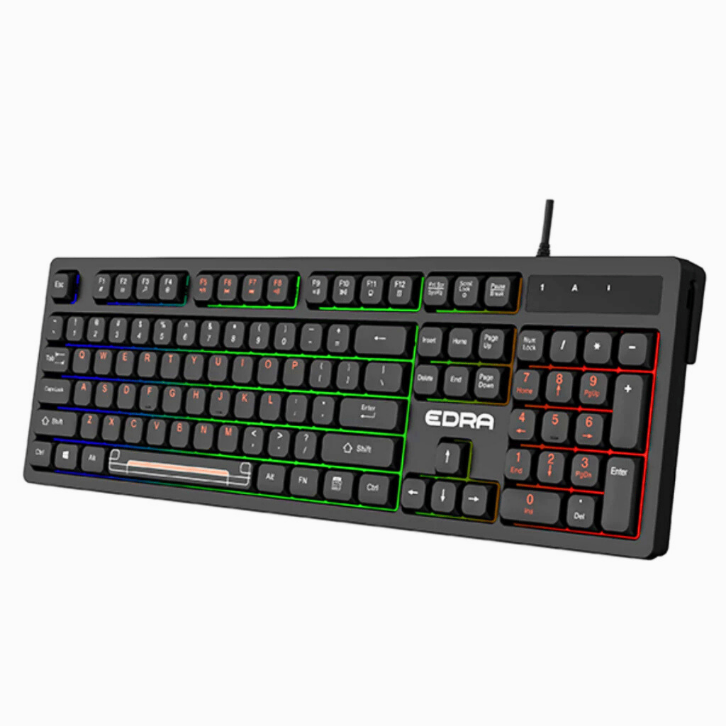 Bộ phím giả cơ Edra EK506, bàn phím gaming giả cơ chính hãng Edra BH Đổi Mới trong 24 Tháng