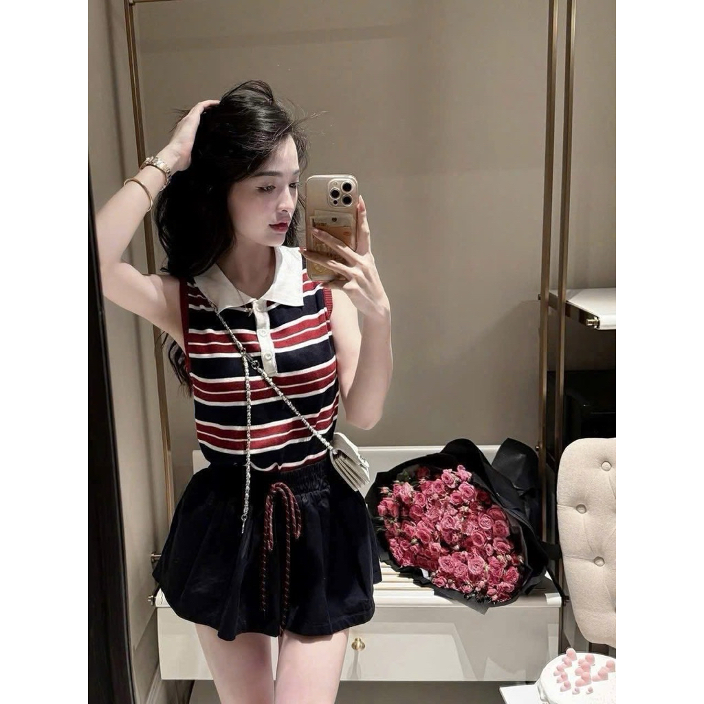 chân váy kaki dáng ngắn