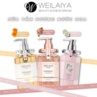 Sữa tắm Weilaiya Trắng Da Cấp Ẩm Giúp Da Căng Mướt Và Mịn Màng 450ml - Bebeauskin