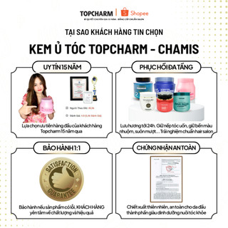 [QUÀ TẶNG KHÔNG BÁN] Kem ủ tóc dưỡng tóc suôn mượt vào nếp CHAMIS hương nước hoa thơm thơm mát 500ml
