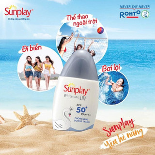 Sữa Chống Nắng Sunplay Whitening UV SPF 50 Dưỡng Da Trắng Mịn (30g)