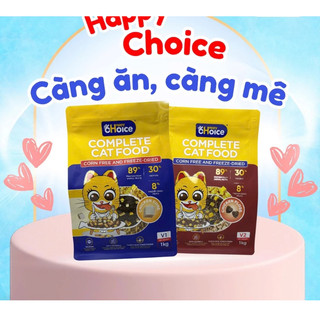 Hạt Happy Choice V1 & V2 nguyên seel - MIX TOPPING Thịt Sấy Hỗ Trợ Tiêu Hóa