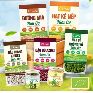 Đậu Hạt Hữu Cơ C'LaVie Hạt Kê Đậu Nành Mè Đen Đậu Đỏ Đậu xanh Đậu trắng Yến mạch Hạt bí Đường mía