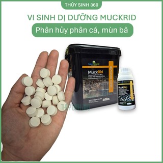 Vi Sinh Dị Dưỡng MuckRid - Phân Huỷ Phân Cá, Thức Ăn Thừa, Mùn Bã Hữu Cơ Siêu Mạnh