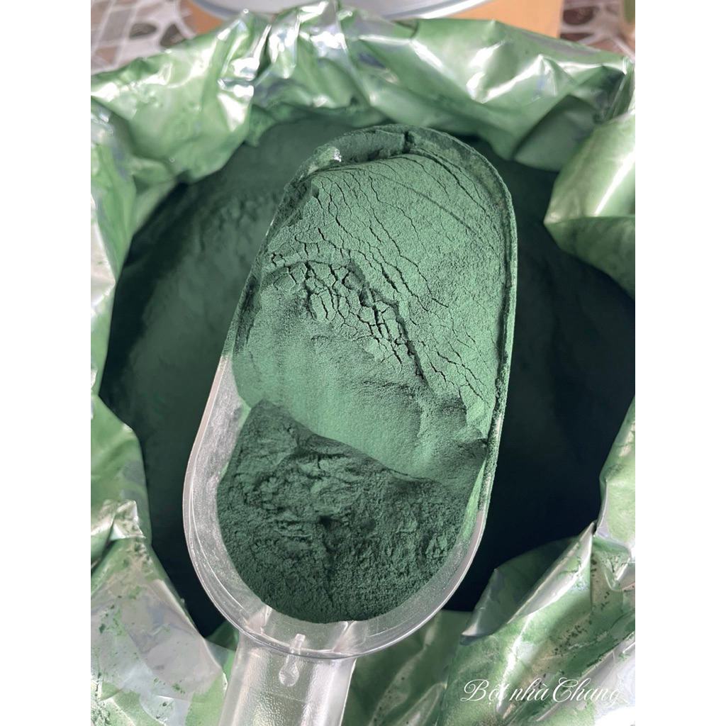 Bột Tảo xoắn nguyên chất 100g/200g- Bột thiên nhiên HANDMADE + tặng bộ dụng cụ đắp mặt