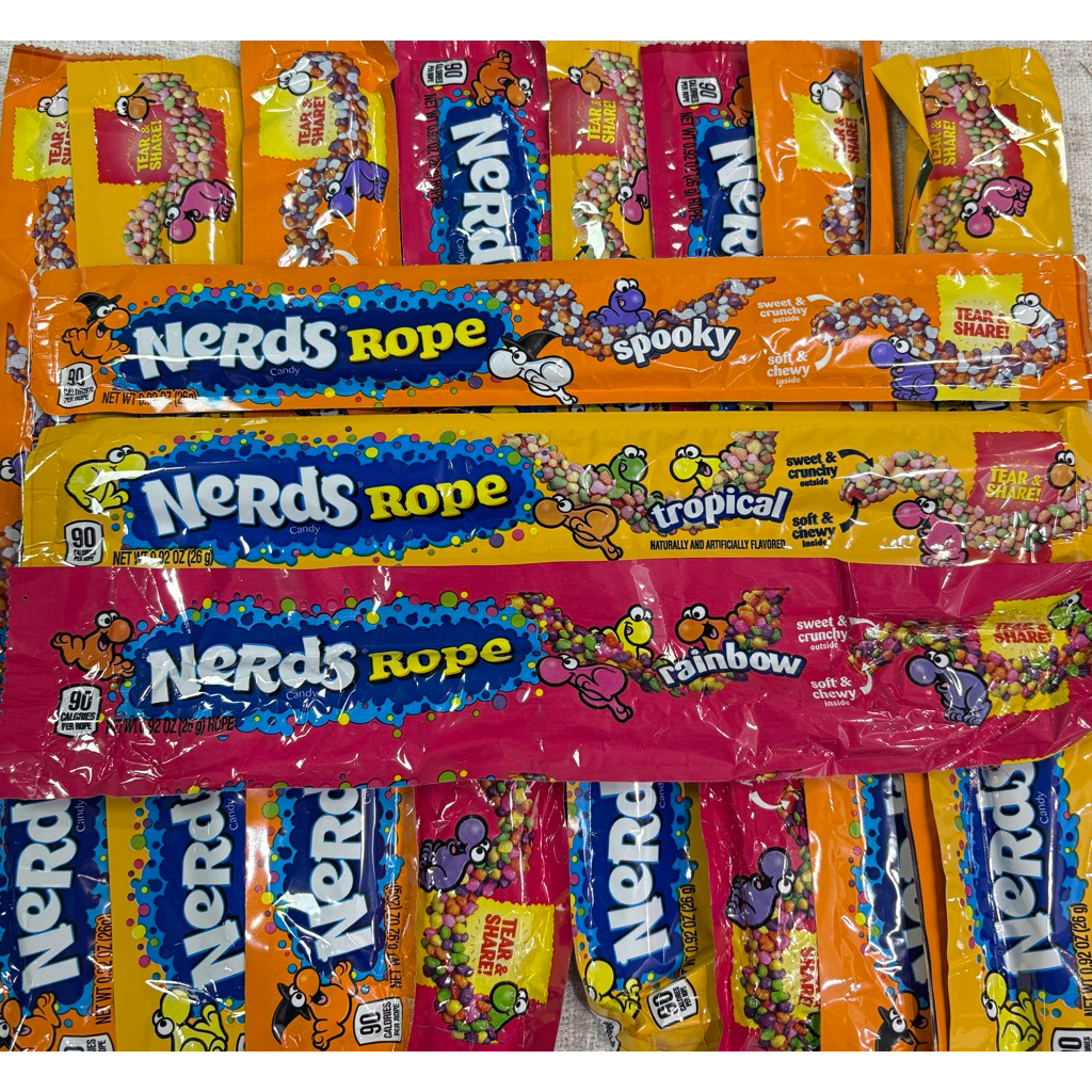 Kẹo dẻo Nerds Rope 26g – Kẹo dây cầu vồng Mỹ giòn ngọt, chua nhẹ, siêu ...