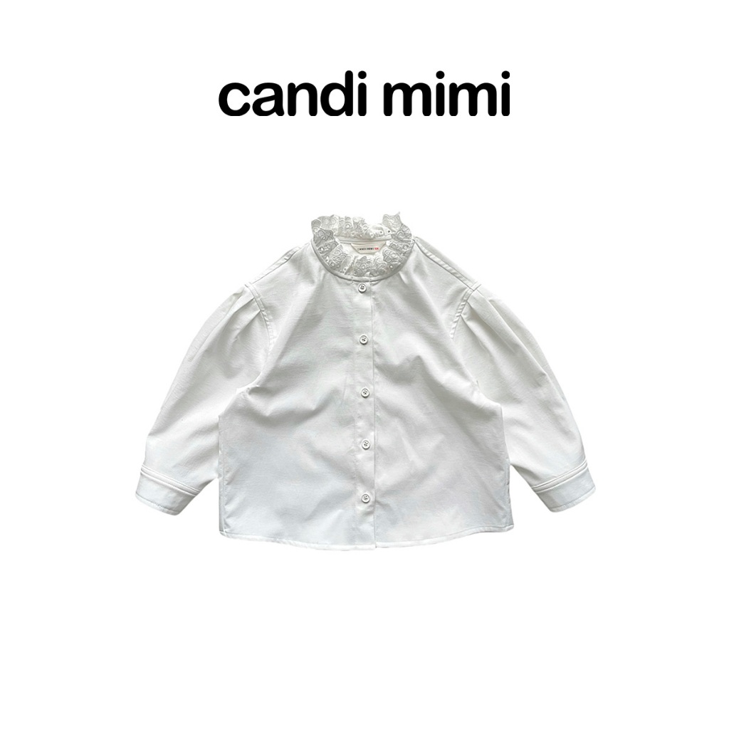 CANDI MIMI Áo Len Khoét Nách Đính Quả Bông NT5615