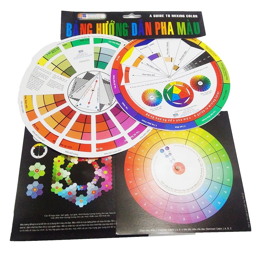 🎨 BẢNG HƯỚNG DẪN PHA MÀU CƠ BẢN – CÔNG CỤ HỖ TRỢ PHA MÀU CHUẨN XÁC CHO HỌC VIÊN & THỢ PHUN XĂM