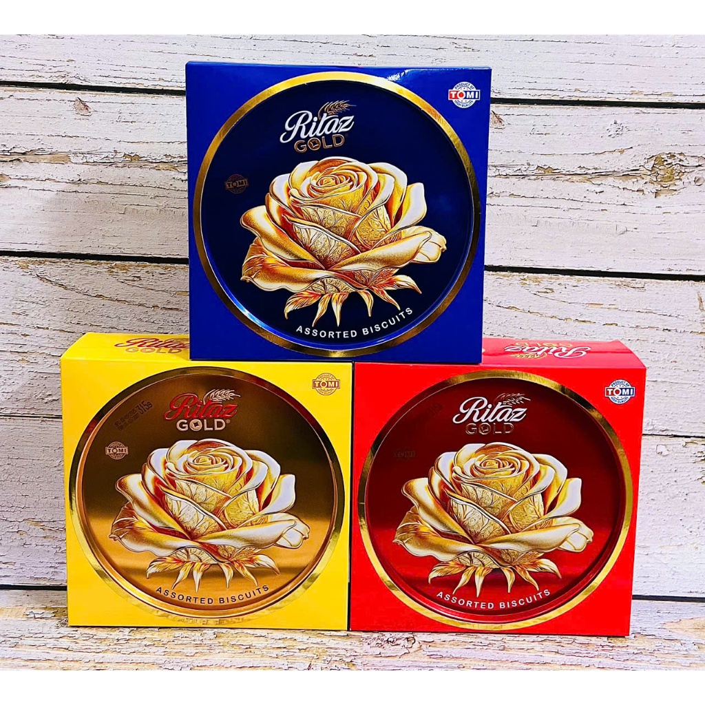 Bánh Quy Thập Cẩm Ritaz Gold Hoa Hồng Hộp Thiếc 315g | Shopee Việt Nam