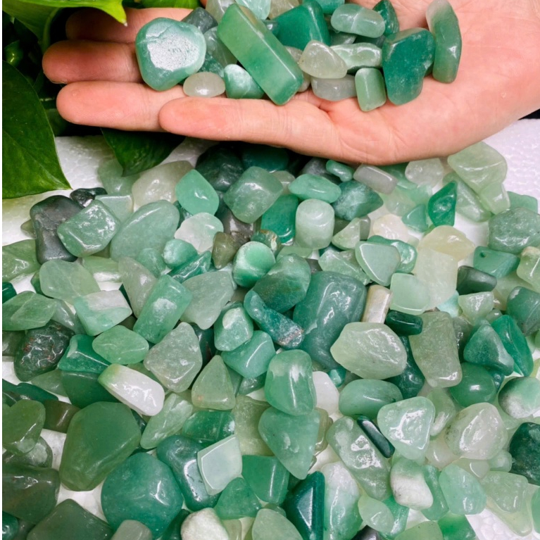 200g Đá Thanh Tẩy , Đá Năng Lượng - Thạch Anh vụn các loại, Dùng trong bài Tarot, Đá Mắt Hổ tự nhiên