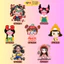 Bộ Hình In, Ủi Nhiệt Sticker Cartoon Girl 01 - CP8 PET Sticker