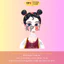 Bộ Hình In, Ủi Nhiệt Sticker Cartoon Girl 02 - CP8 PET Sticker