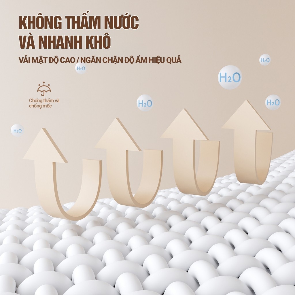 Kaleis Rèm Nhà Tắm Siêu Dày Cao Cấp, Chống Nước, Chống Mốc, Họa Tiết Vân Waffle, Không Cần Đục Lỗ TẶNG MÓC TREO