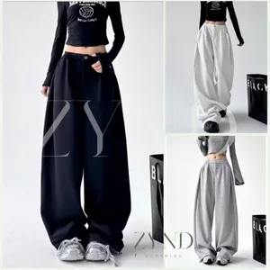 Quần Nỉ Ống Rộng ZynD - Quần nỉ 2 da cạp cúc mặc ấm áp và thời trang cho mùa đông -AD-M046