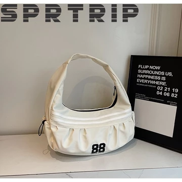 Women's Elegant Canvas Underarm Bag – Water-Resistant · T388