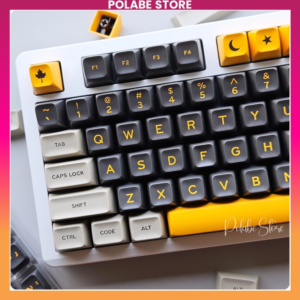Keycap Yellow Screen Retro - SA Profile ABS Keycap Daye Bàn Phím Cơ 60 ...