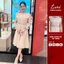 LUMI - Đầm nữ công sở cổ tròn sát nách chun eo, dáng xòe nhẹ, chất vải tơ nến mềm không nhăn