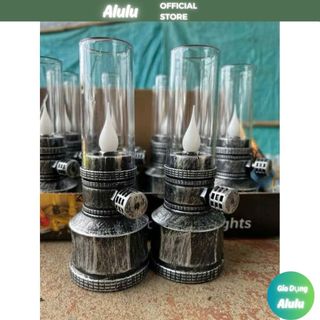 Đèn trang trí bàn thờ, phòng ngủ, decor quán cà phê sang trọng, tiện dụng - Đèn dầu điện tử chạy pin phong cách cổ điển
