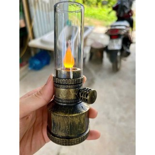 Đèn trang trí bàn thờ, phòng ngủ, decor quán cà phê sang trọng, tiện dụng - Đèn dầu điện tử chạy pin phong cách cổ điển