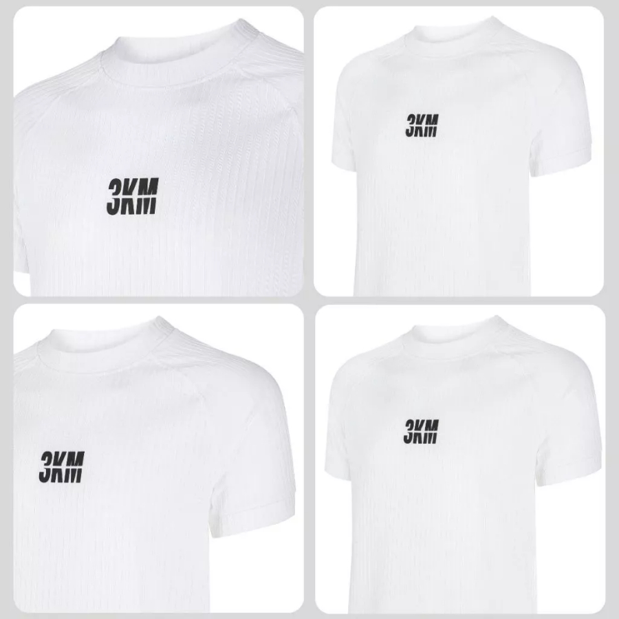 Áo Thun Tăm Đũa Cho Nam 3KMENSWEAR Chất Vải Co Giãn 4 Chiều Thoáng Mát Thích Hợp Cho Mùa Hè