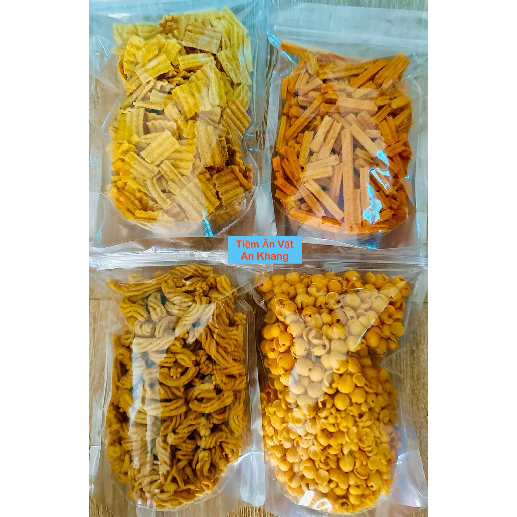COMBO 1,2KG 4 Món Snack Bim Bim 4 Vị Khác Nhau Bao Gồm : Xương Chó ...