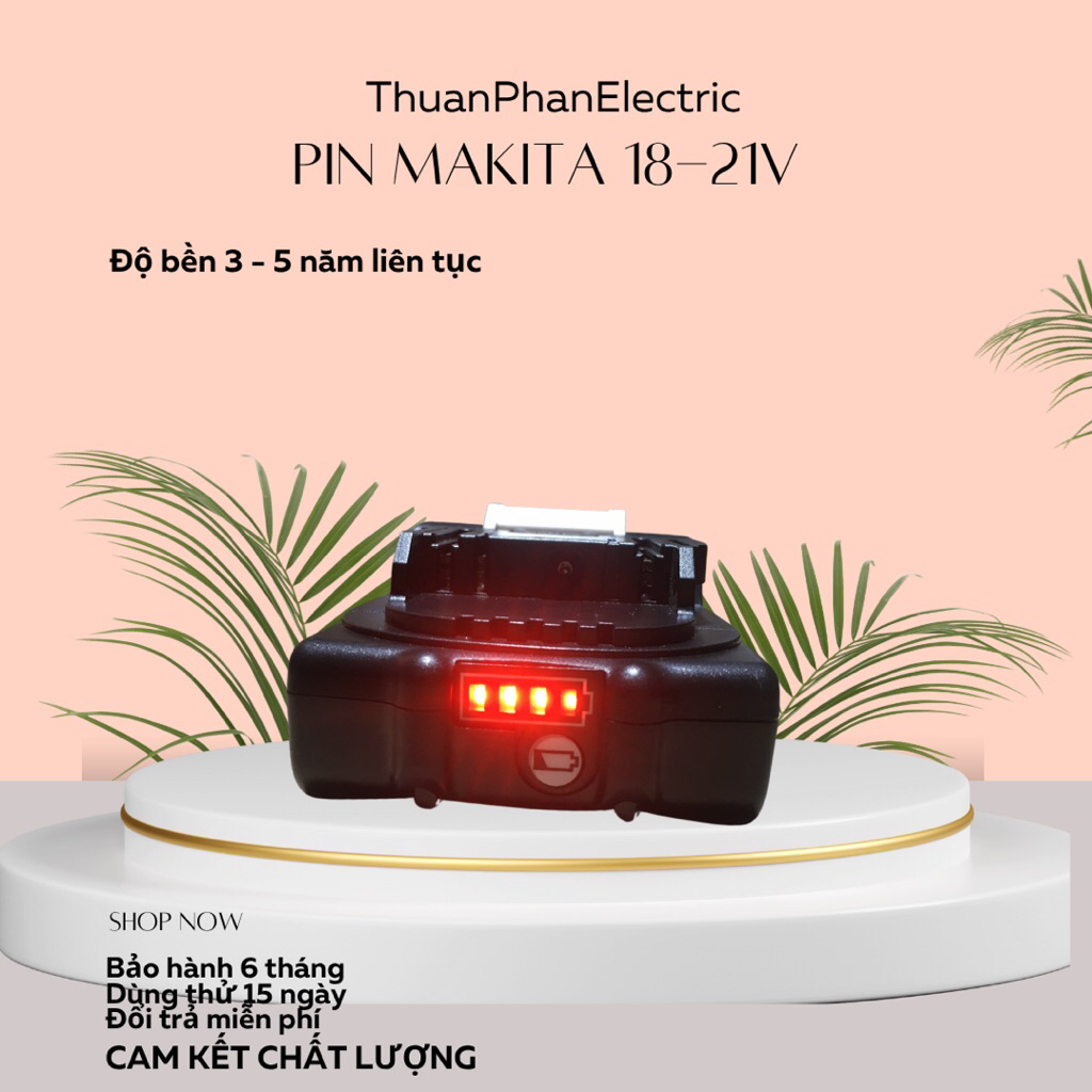 Pin đóng chính hãng 18-21V 2Ah, máy công cụ cầm tay xả 20A