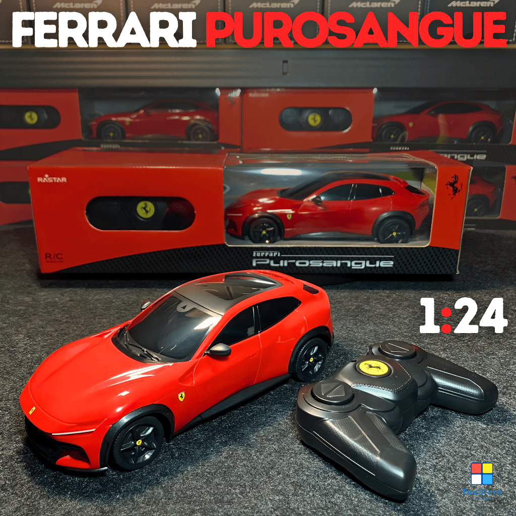 [Chính hãng] Ferrari Purosangue 1:24 Xe Điều Khiển Từ Xa RASTAR - Đồ Chơi Mô Hình RC Chính Hãng