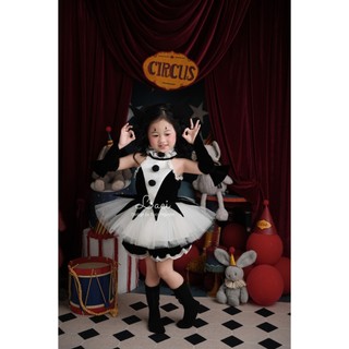 Set Halloween Bé Gái { Bao Gồm Váy + Găng Tay + Đeo Cổ } Chính Chủ Laci Kids