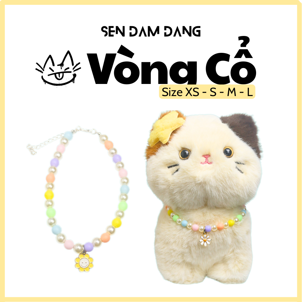 Vòng Cổ Hoa Cho Mèo