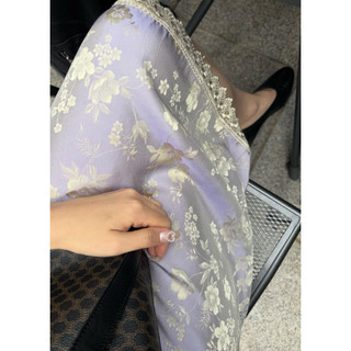 Chân váy hoạ tiết Hàn Quốc “Jacquard Sunset Skirt – Seoul”