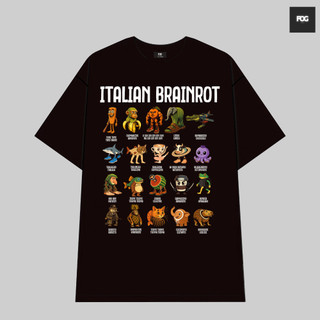 Áo thun Italian Brainrot Tung Tung Sahur CAPPUCCINO ASSASSINO Sói Cô Độc, Meme Hài Hước