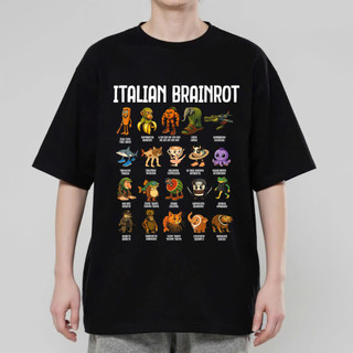 Áo thun Italian Brainrot Tung Tung Sahur CAPPUCCINO ASSASSINO Sói Cô Độc, Meme Hài Hước