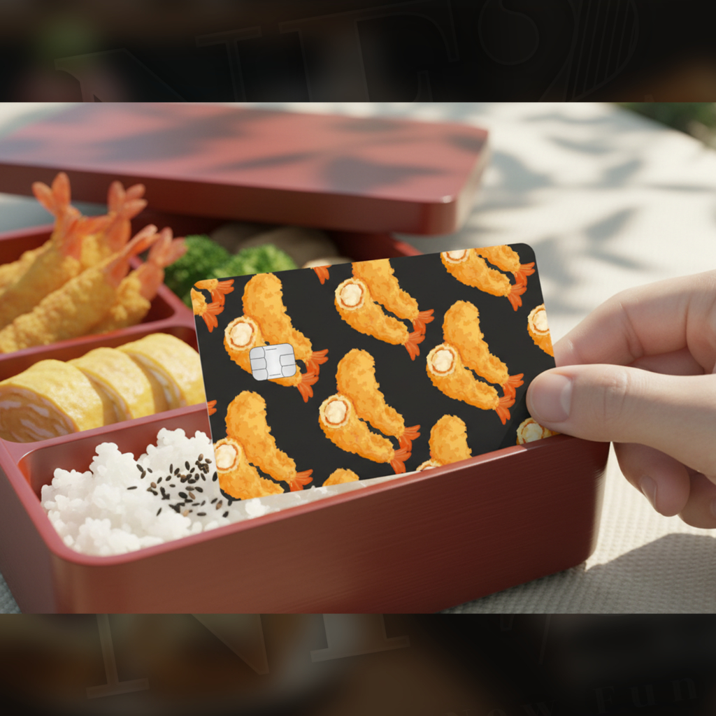 Miếng Dán Trang Trí FOOD CARD - Decal Sticker Thẻ ATM (Thẻ Chung Cư, Thẻ Xe, Debit, Credit) NF2