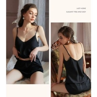 Đồ đùi ngủ lụa ( V54) - Đồ ngủ lụa cao cấp đơn giản