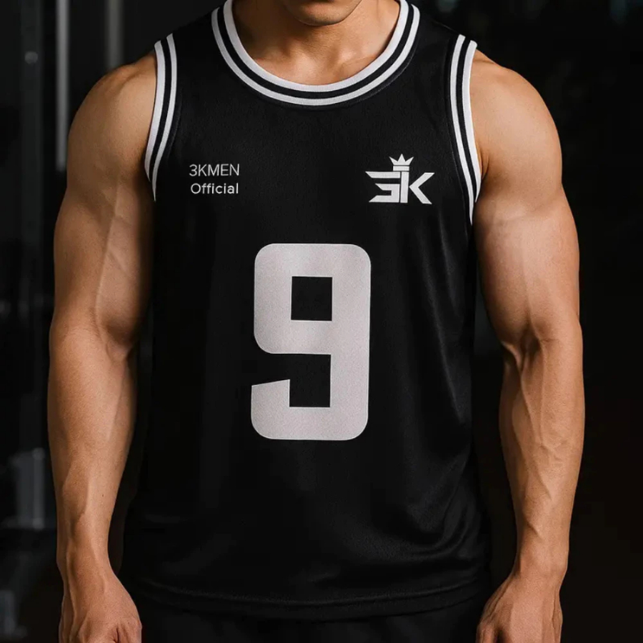 Áo Tanktop Nam Lưới 3KMENSWEAR Co Giãn 4 Chiều Siêu Thoáng Khí Nhanh Khô Tập Gym Chạy Bộ 45–90kg
