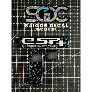 Combo Sticker Nhựa Nổi Phản Quang Logo Vuông, Remote Smartkey, ESP+ H0ND4 - Có 2 Mẫu |SGDC - 1 Combo|