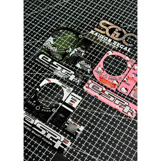 Combo Sticker Nhựa Nổi Phản Quang Dán Ổ Khoá SMARTKEY, Logo Vuông, ESP+ H0ND4 - Có 4 Mẫu |SGDC - 1 Combo|