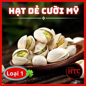 Hạt dẻ cười rang muối Mỹ hàng loại 1 giòn thơm bổ dưỡng, hạt dinh dưỡng cao cấp, 100g/500g, HTC Food