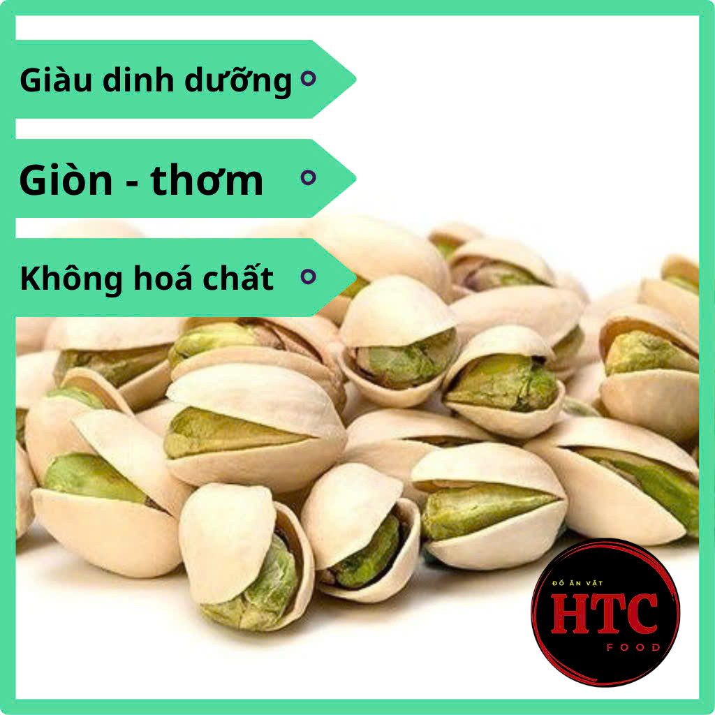 Hạt dẻ cười rang muối Mỹ hàng loại 1 giòn thơm bổ dưỡng, hạt dinh dưỡng cao cấp, 100g/500g, HTC Food