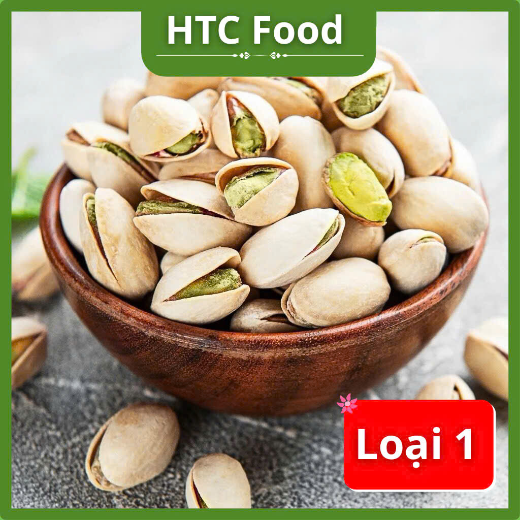 Hạt dẻ cười rang muối Mỹ hàng loại 1 giòn thơm bổ dưỡng, hạt dinh dưỡng cao cấp, 100g/500g, HTC Food