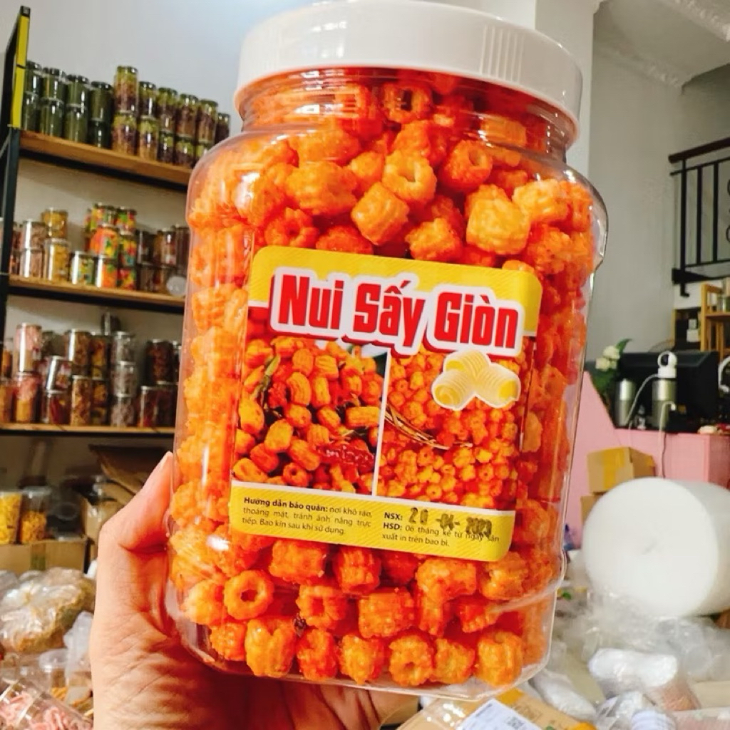 NUI SEN PHÔ MAI BƠ CAY sấy giòn siêu ngon - Hộp Vuông 450GR