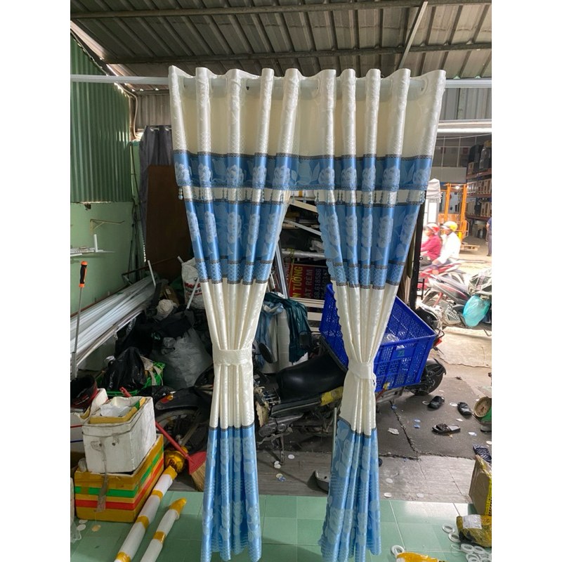 TRỌN BỘ RÈM CỬA BUỒNG GẤM THỔ CẨM( CHƯA CÓ THANH TREO & ĐÃ CÓ THANH TREO ) RÈM CỬA VIỆT HÀN