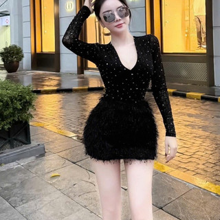 Áo Tim Lưới Đá Họa tiết Nhung Nổi Dáng Ôm BODY